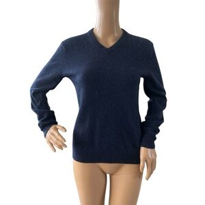 Cashmere Club Room Navy Blue Cashmere Sweater